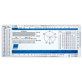 Régua para leitura de ECG