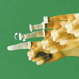 Ligadura elástica para dedos